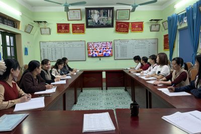 Hội Nghị Toàn quốc nghiên cứu, học tập, quán triệt và triển khai thực hiện NQ số 79-NQ/TW về phát triển kinh tế nhà nước và NQ số 80-NQ/TW về phát triển Văn Hóa Việt Nam của Bộ Chính trị. Tại điểm cầu trường mầm non Minh Thuận