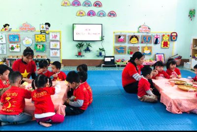 Hoạt động tạo hình ” Làm con vật từ nguyên vật liệu khác nhau” – Lớp 3A1