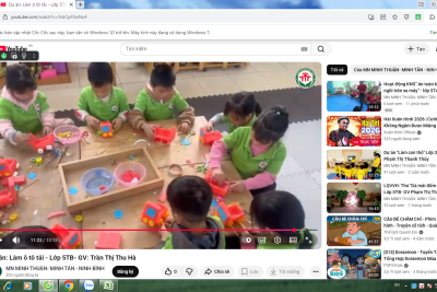 Dự án: Làm ô tô tải – Lớp 5T B( GV Trần Thị Thu Hà)