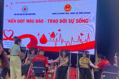 TRƯỜNG MẦM NON MINH THUẬN LAN TỎA TINH THẦN NHÂN ÁI QUA HOẠT ĐỘNG HIẾN MÁU NHÂN ĐẠO